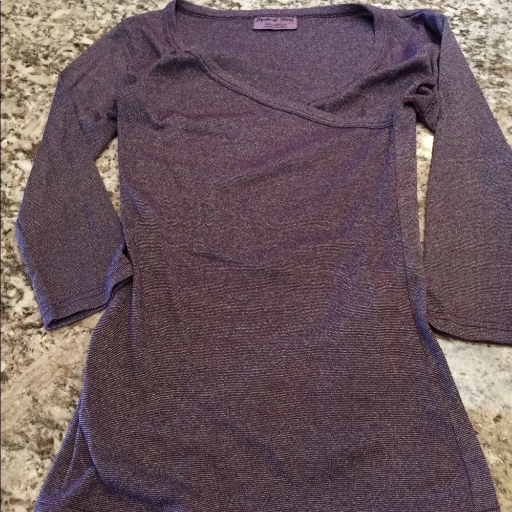 Michael Stars Purple Shirt